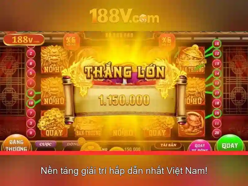 188V – Trải Nghiệm Slot Đỉnh Cao Với 188V No Hu 2026